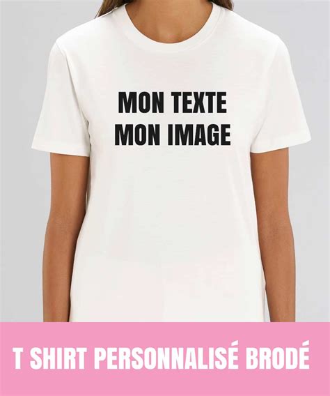 T Shirt Personnalisé Votre Tee Shirt Jusquà 70 Latelier Textile