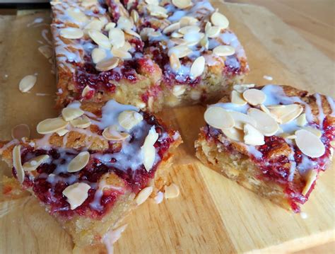 Small Batch Bakewell Blondies The English Kitchen