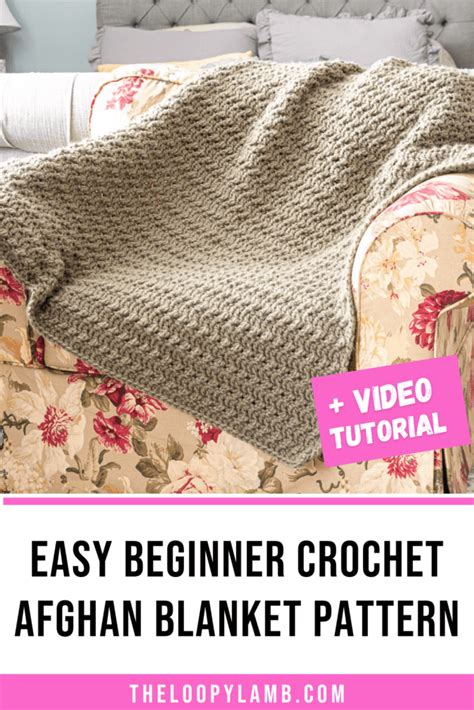 Free Easy Crochet Patterns For Beginners Afghans