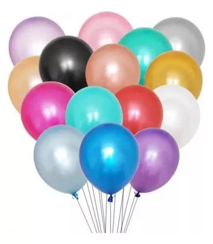 Paquete De 25 Globos Perlados Surtidos De 12 Pulgadas