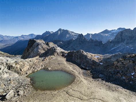 Italy Western Alps Highest Pass Road High Mountains Colle Del