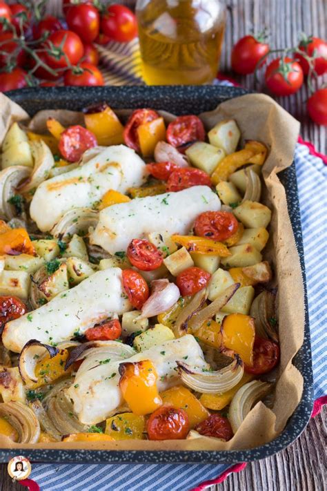 Filetti Di Merluzzo Al Forno Con Patate E Verdure Anche Surgelato