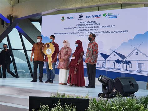 Agar Pekerja Punya Rumah Bank Btn Gelar Akad Kredit Massal