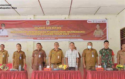 Sekda Nias Buka Musrenbang Rkpd Tahun Kecamatan Ulugawo