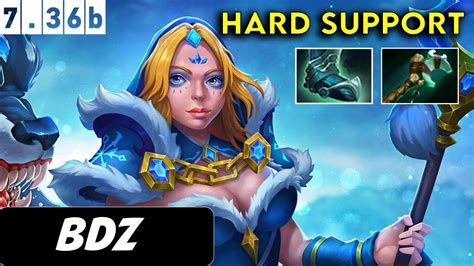 Bdz Crystal Maiden Hard Support Dota 2 Patch 736b Pro Pub Gameplay