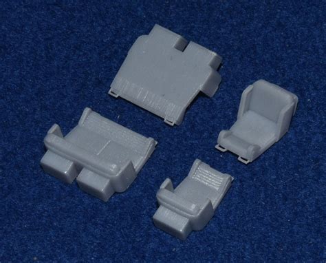 Br Mk2 Coach Seats 2 1 Dining Tourist Oo Gauge 4mm Scale Fk3d