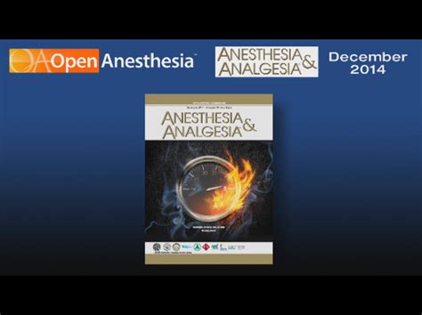 Anesthesia & Analgesia