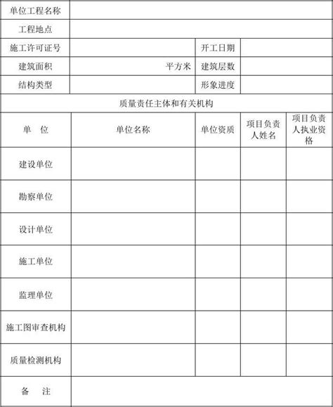 建设工程施工质量检查表word文档在线阅读与下载免费文档