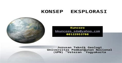 Konsep Eksplorasi PPT Powerpoint