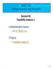 Mgmt Session Feasibility Analysis Upload Mgmt Mgmt