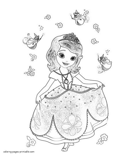 Sofia Coloring Pages Free Printable