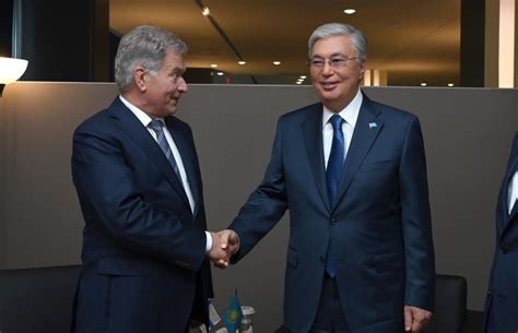 The Head of State held talks with the President of Finland Sauli ...