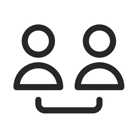 Account Communication Pair Workers User Interface And Gesture Icons