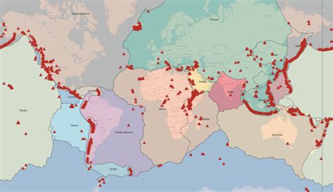 Volcanoes In Africa Map