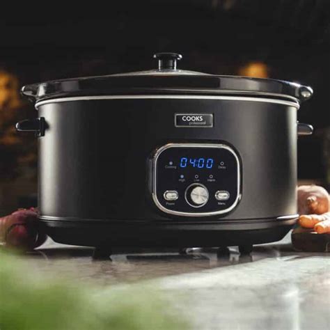 Cooks Professional Digital Slow Cooker 65l 2 Heat Settings Plus