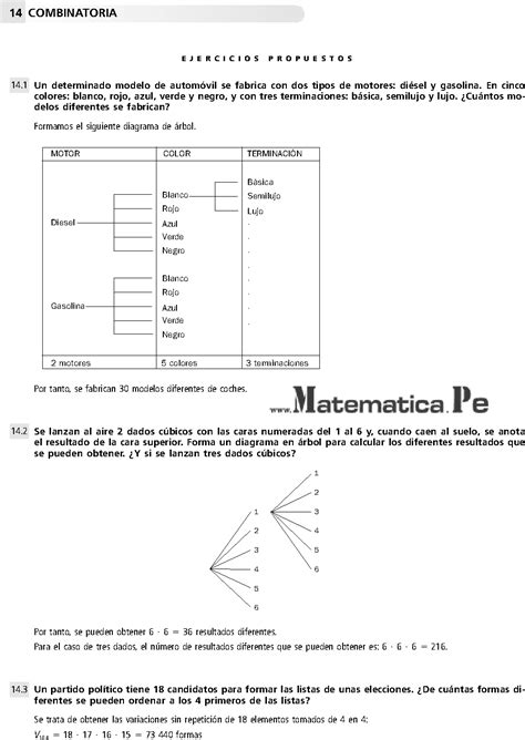 COMBINATORIA EJERCICIOS RESUELTOS PDF