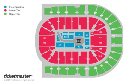 Wwe Money In The Bank Seating Plan The O2 Arena