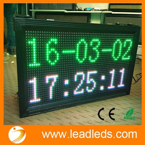 Led Outdoor Full Color Rgb Display Board Easily Message Programmble Usb