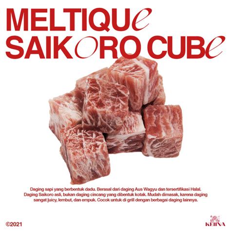 Jual Daging Sapi Beef Wagyu Meltique Meltik Saikoro Cube Gram