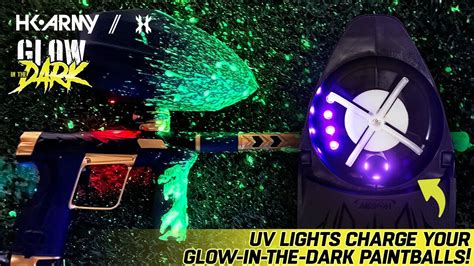 Glow In The Dark Paintballs And UV Charging Sonic Loader YouTube