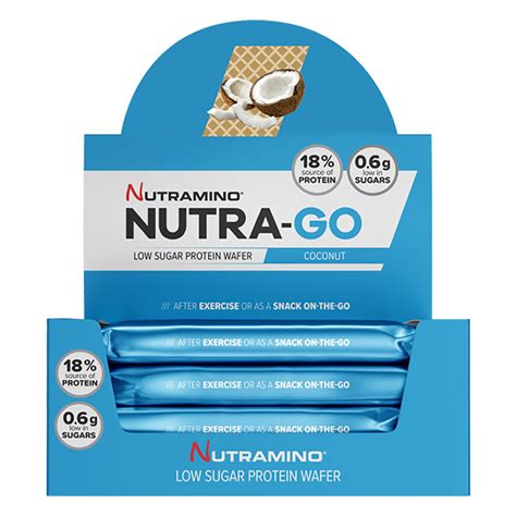 Nutramino Nutra Go High Protein Low Sugar Wafer X G