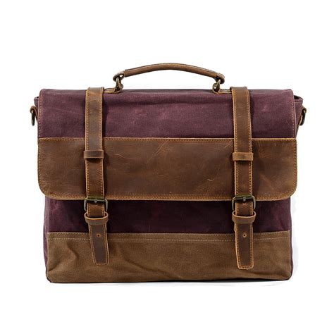 Waxed Canvas Messenger Bag Winnipeg