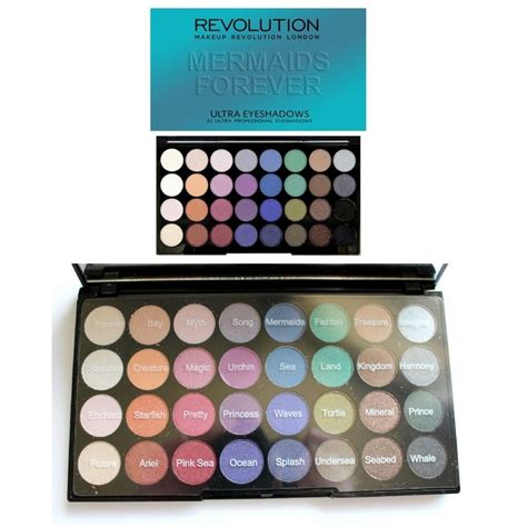 Makeup Revolution Mermaids Forever Eyeshadow Palette Olshop Fashion