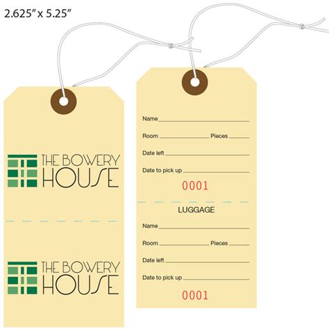 Custom Hotel Luggage Tags | St. Louis Tag