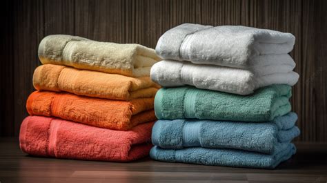 Stack Of Towels In Different Colors Background, Picture Of Towels, Main ...