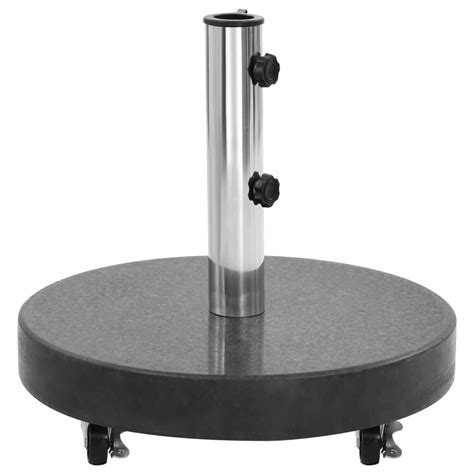 Socle De Parasol Granite Kg Rond Noir Prix Carrefour