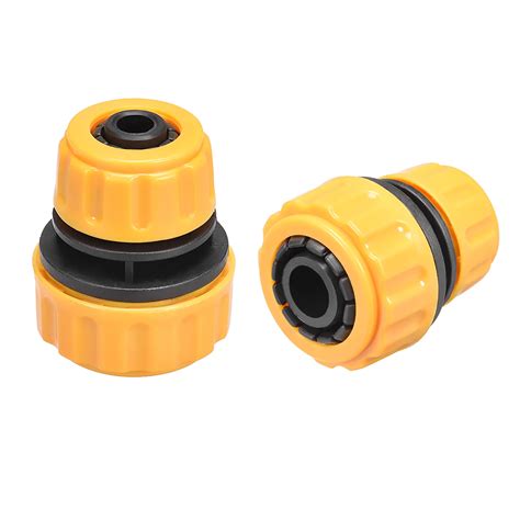 Garden Water Hose Connector 1/2 ID x 3/4 ID Plastic Quick Connect ...