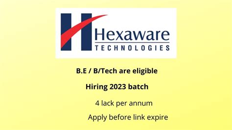 Hexaware Recruitment 2022 Hexaware Off Campus 2022 Hexaware Off