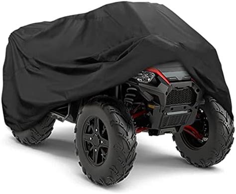 Tokept Atv Cover Heavy Duty Black Waterproof Oxford Fabric Protective