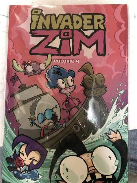 Invader Zim Vol42017 Oni Press Tpb Sc Jhonen Vasquez Comic Books