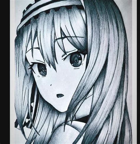 Anime girl ️ - Anime arts - Drawings & Illustration, People & Figures ...