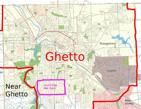 Youngstownghettomap2600 Youngstown Ohio Ghetto Map 2011 Flickr