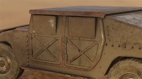 Artstation Humvee Game Assets