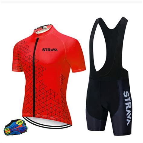 Men Summer Bike Clothes Mtb Strava Pro Team Cycling Jersey Set Ropa