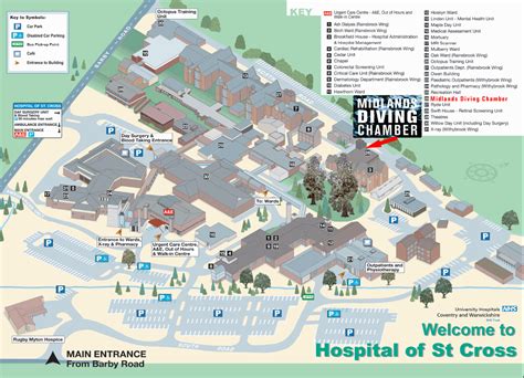 Basildon Hospital Ward Map Index