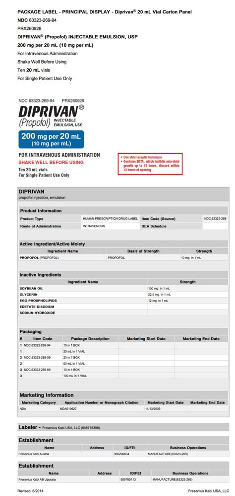 Propofol - wikidoc