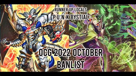 YU GI OH 2ND PLACE LOCALS P U N K BYSTIAL DECK PROFILE October 2022