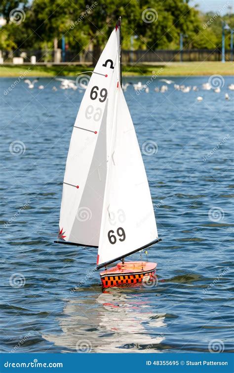 Soling RC Sailboat Stock Photo - Image: 48355695