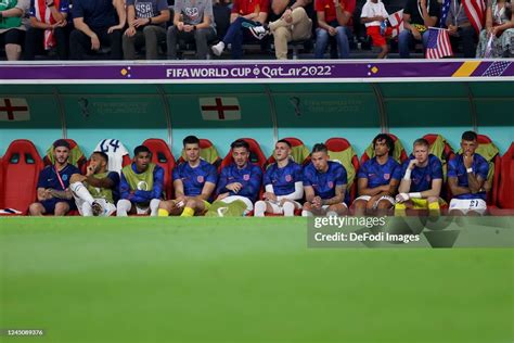 Usa Sits On The Bench During The Fifa World Cup Qatar 2022 Group B