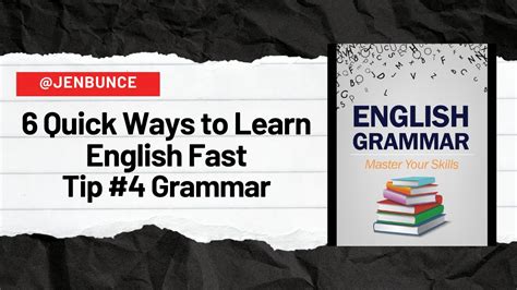 6 Quick Ways To Learn English Fast 4 Grammar Learnenglish Englishtips Grammar