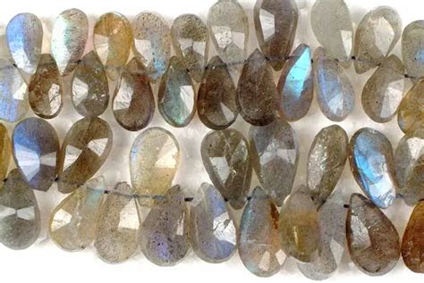 Faceted Labradorite Briolette Exotic India Art