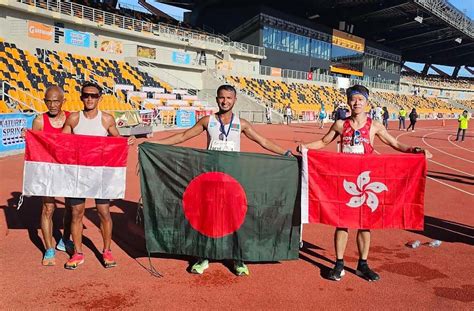 Nazrul Won Two Medals In The Asia Masters Athletics Championship