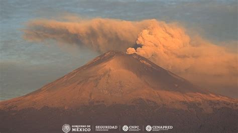 Cenapred Registra Exhalaciones Del Volc N Popocat Petl