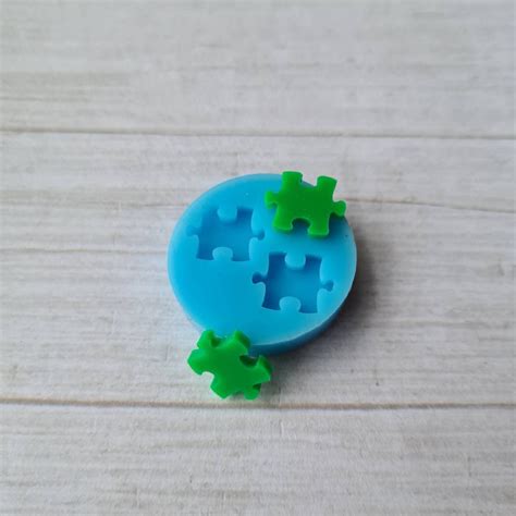 Resin Silicone Mold Mm Puzzle Piece Mould Jigsaw Mold Etsy Uk