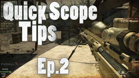 Quick Scope Tips Best Class Setup Guns Attachments Proficiency For