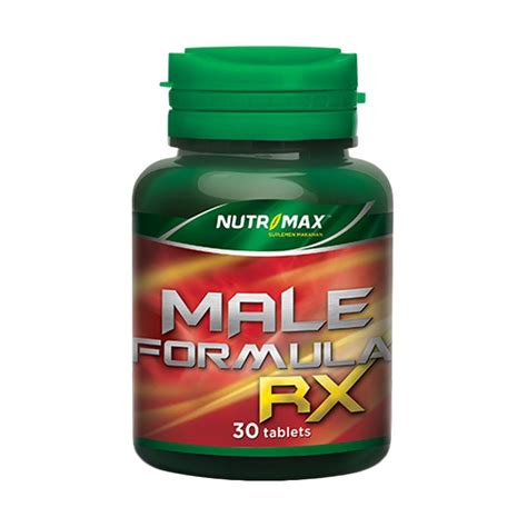 Promo Nutrimax Male Formula Rx Isi Vitamin Obat Kuat Herbal Alami R